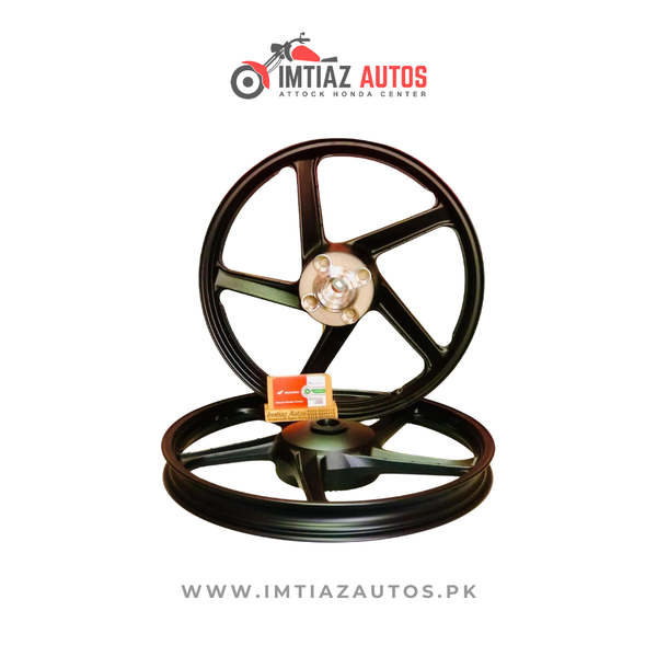Alloy Rims Honda CG125 Black