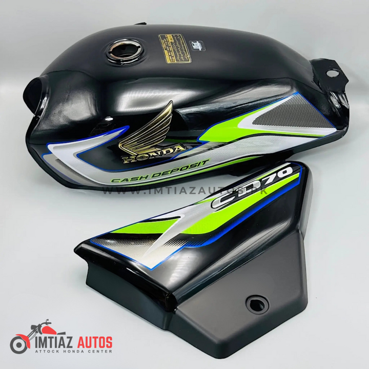 Cd70 Engine Sticker 2025 Black-Blue Sticker CD70 – Imtiaz Autos