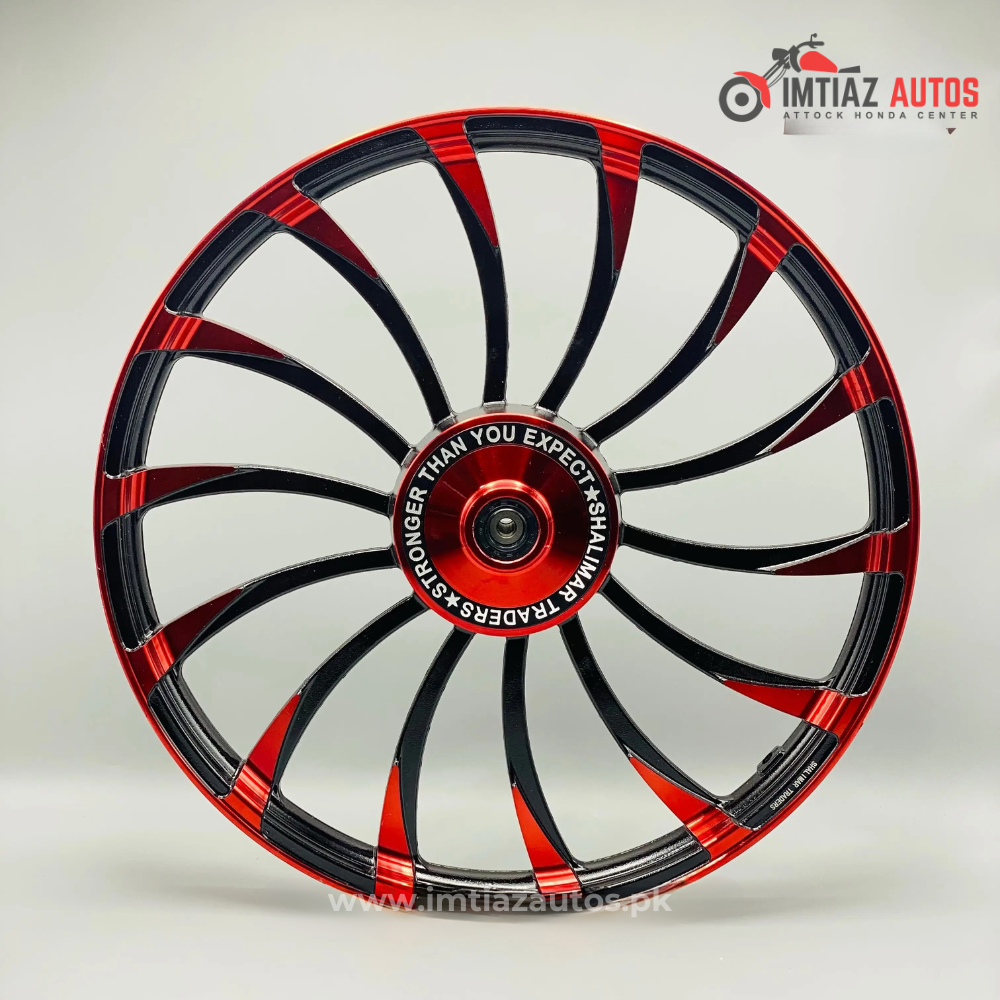 Premium Red Curve Alloy Rims for CD 70 – Imtiaz Autos