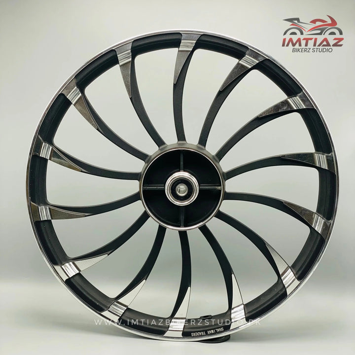 Curved Rims Silver Curve Alloy Rims for CD 70 – Imtiaz Autos