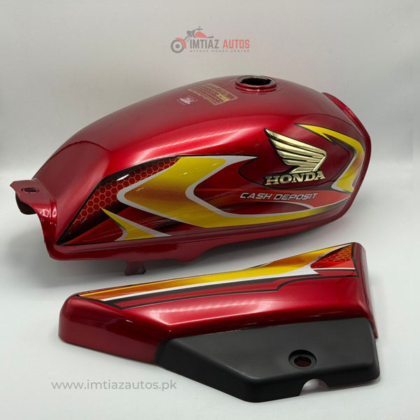 26 MODEL RED BLACK STICKER CD 70 OUTFIT