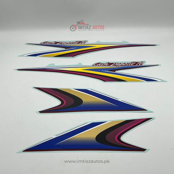 2010 RED CD 70 GENIUNE STICKER