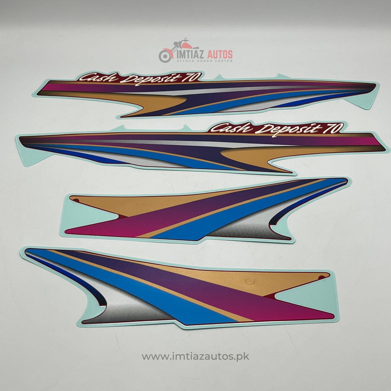 Cd70 Engine Sticker 2009 RED CD 70 GENUINE STICKER – Imtiaz Autos