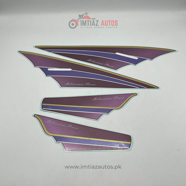 2001 RED CG 125 GENUINE STICKER